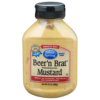 Silver Spring Horseradish Beer'n Brat Mustard - 9.5 Ounce