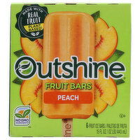 Outshine Peach Frozen Fruit Bars - 2.5 Fluid Ounce - 6 Count