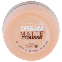 MAYBELLINE NEW YORK Nude Light 4 Dream Matte Mousse Foundation - 0.64 Ounce