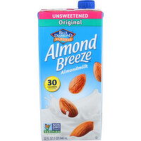 Almond Breeze Milk Unsweetened Original - 32 Fluid Ounce