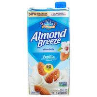 Blue Diamond Almonds Almond Breeze Vanilla Almondmilk - 32 Fluid Ounce