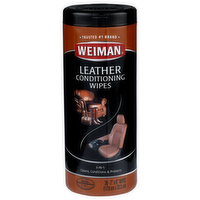 Weiman Leather Conditioning Wipes - 30 Count