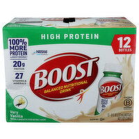 BOOST Very Vanilla High Protein Nutritional Drink - 0.25 Quart - 12 Count