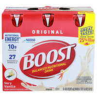Nestle Very Vanilla Boost Balanced Nutritional Drink - 8 Fluid Ounce - 6 Count