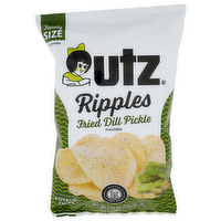 Utz Ripples Fried Dill Pickle Potato Chips - 7.75 Ounce