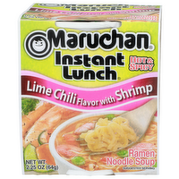 Maruchan Instant Lunch Lime Chili Flavor With Shrimp Hot & Spicy Ramen Noodle Soup - 2.25 Ounce