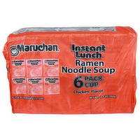 Maruchan Instant Lunch Chicken Flavor Ramen Noodle Soup - 2.25 Ounce - 6 Count