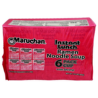 Maruchan Instant Lunch With Shrimp Ramen Noodle Soup - 2.25 Ounce - 6 Count