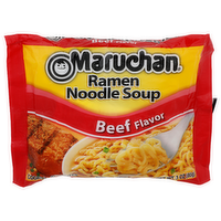 Maruchan Beef Flavor Ramen Noodle Soup - 3 Ounce