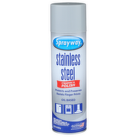 Sprayway Oil Based Stainless Steel Cleaner & Polish - 15 Ounce