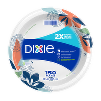 Dixie Plates ® Paper Plate, Disposable Plates - 150 Count