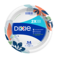 Dixie Plates ® Compostable Paper Plates - 54 Count