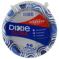 Dixie Ultra Bowls, Ultimate Strength - 56 Count