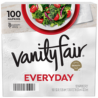 Vanity Fair Napkin Everyday Paper Napkins - 100 Count