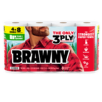 Brawny Tear-A-Square Paper Towels - 304 Count