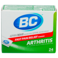 Bc Arthritis Fast Pain Relief Powder - 24 Count