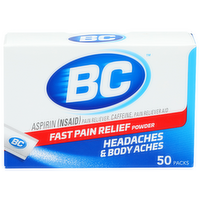 Bc Fast Pain Relief Powder - 50 Count
