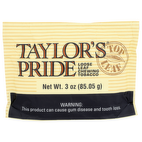 Taylor's Pride Loose Leaf Chewing Tobacco - 3 Ounce