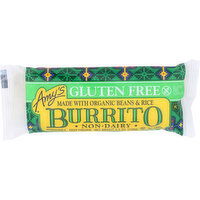 Amy's Gluten Free Bean & Rice Burrito Non-Dairy - 5.5 Ounce