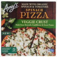AMY's Pizza Spinch Veggie Crust - 12 Ounce