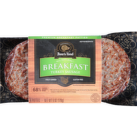 Boar's Head Turkey Sausage Patties - 6 Ounce