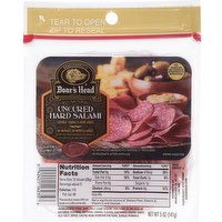 Boar's Head Uncured Pouch Hard Salami - 5 Ounce