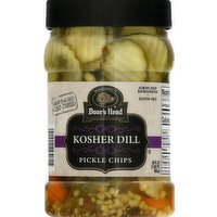 Boar's Head Kosher Dill Pickle Chips - 26 Fluid Ounce