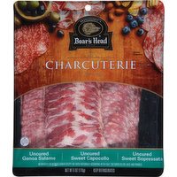 Boar's Head Charcuterie Trio Uncured Genoa Salami, Capocollo & Uncured Sopressata - 6 Ounce