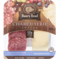 Boar's Head Uncured Genoa Salame & Mozzarella Cheese Charcuterie - 1.75 Ounce