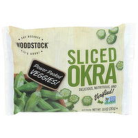 Woodstock Okra Sliced - 10 Ounce