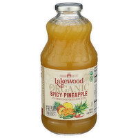 LAKEWOOD Pineapple Cranberry Organic Spicy - 32 Fluid Ounce