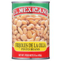 El Mexicano Beans Pinto Whole - 15 Ounce