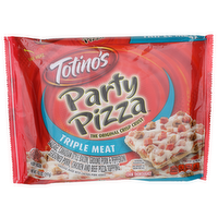 Totino's Sausage, Canadian Style Bacon, Ground Pork & Pepperoni Seasoned Chicken And Beef Pizza Topping Triple Meat Party - 10.5 Ounce