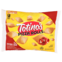 TOTINO's Pepperoni & Pork Shoulder Bacon Pizza Rolls - 0.496 Ounce - 50 Count