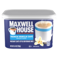 Maxwell House International French Vanilla Café-Style Instant Coffee Beverage Mix, Canister - 8.4 Ounce