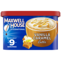 Maxwell House International Vanilla Caramel Latte Cafe-Style Beverage Mix - 8.7 Ounce