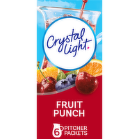 Crystal Light Fruit Punch Pitcher Packets Drink Mix - 2.04 Ounce