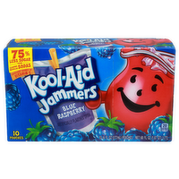 Kool-Aid Blue Raspberry Jammers Artificially Flavored Drink - 6 Fluid Ounce - 10 Count