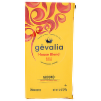 Gevalia Coffee, 100% Arabica, Ground, Medium, House Blend - 12 Ounce