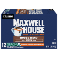 Maxwell House Blend Medium Roast K-Cup® Coffee Pods, Box - 12 Count