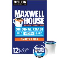 Maxwell House Medium Original Roast Keurig Genuine K-Cup Pods Coffee - 4.12 Ounce