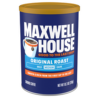 Maxwell House Original Roast Ground Coffee, Canister - 10.3 Ounce