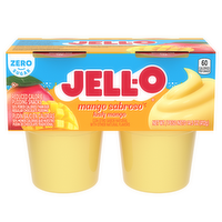 Jell-O Zero Sugar Mango Sabroso With Other Natural Flavor Ready-To-Eat Pudding Snack Cups - 14.5 Ounce