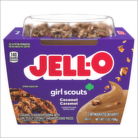 Jell-O Coconut Caramel Flavored With Other Natural Flavor Ready-To-Eat Refrigerated Dessert Cups - 7 Ounce