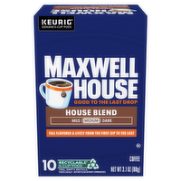 Maxwell House Blend Medium Roast K-Cup® Coffee Pods, Box - 10 Count