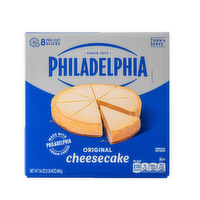 Philadelphia Cheesecake, Frozen Dessert, 1 Box, For Quick And Easy Desserts, Original Flavor, No Artificial Flavors Or Dyes, 8 Pre-Cut Slices - 24 Ounce