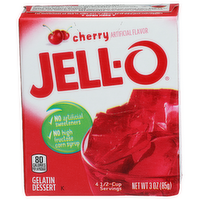 Jell-O Cherry Gelatin Dessert - 0.75 Ounce - 4 Count