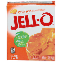 Jell-O Orange Gelatin Dessert - 0.75 Ounce - 4 Count
