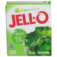 Jell-O Lime Gelatin Dessert - 0.75 Ounce - 4 Count