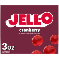 Jell-O Cranberry Gelatin Dessert - 3 Ounce